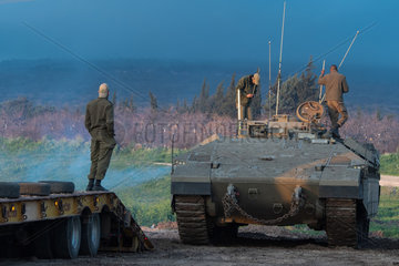 MIDEAST-GOLAN HEIGHTS-ISRAEL-ARMY