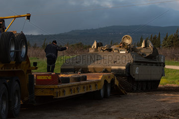MIDEAST-GOLAN HEIGHTS-ISRAEL-ARMY