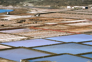 Las Hoyas  Spanien  Salzgewinnungsanlage