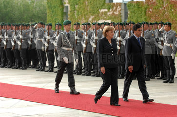 Berlin  Dr. Angela Merkel und Francois Fillon