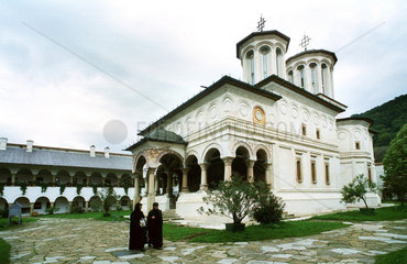 Innenhof des Klosters in Horezu (Manastirea Horezu)  Rumaenien