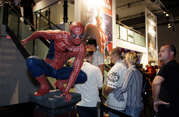 Leipzig  GC Games Convention 2005  Spiderman-Figur