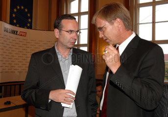 Berlin  Harald Wolf und Dietmar Bartsch (PDS)