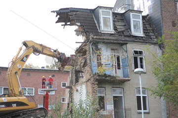 Kiel  Deutschland  Abriss eines Wohnhauses
