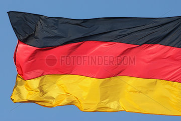 Iffezheim  Deutschland  Nationalfahne von Deutschland