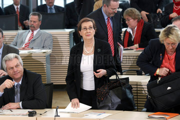 Ministerpraesidentin Heide Simonis  SPD  im Kieler Landtag