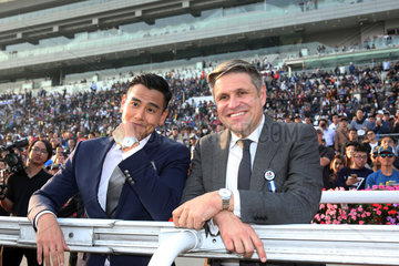Hongkong  China  Portrait of actor Eddie Peng (left) and Juan-Carlos Capelli