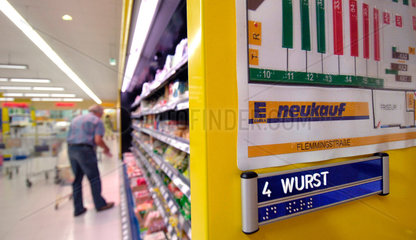 Chemnitz  Deutschland  barrierefreier 50 plus-EDEKA-Supermarkt