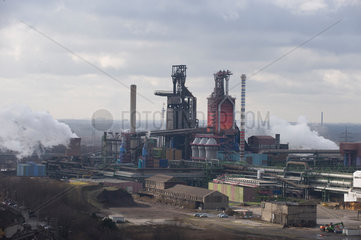 Duisburg  Deutschland  Huettenwerk der ThyssenKrupp Steel AG  Hochofen 8