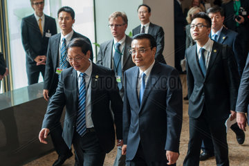Berlin  Deutschland  Chinas Ministerpraesident Li Keqiang
