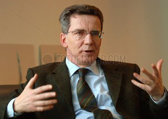 Berlin  Kanzleramtsminister Thomas de Maiziere