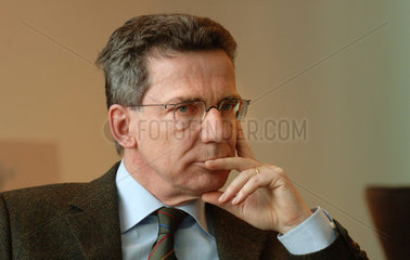 Berlin  Kanzleramtsminister Thomas de Maiziere