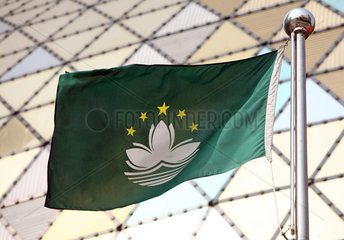 Macau  China  Nationalfahne von Macau