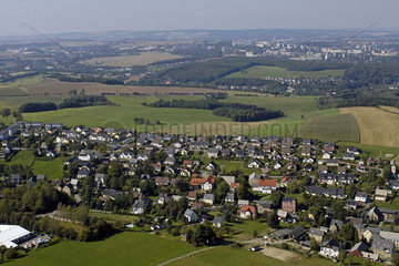 Chemnitz  Deutschland  Luftbild von Chemnitz Einsiedel/Berbisdorf