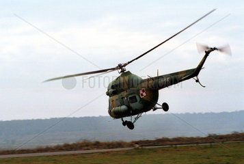 Russischer MI 8-Helikopter der polnischen Armee