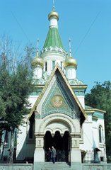 Die Russische Kirche St. Nikolai (Sv. Nikolai) in Sofia