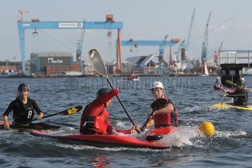 Kiel  Deutschland  Kanu-Polo auf der Kieler Woche 2012