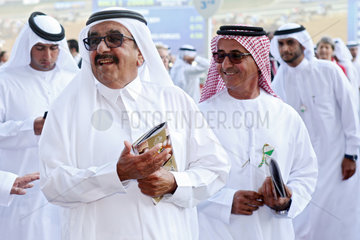 Dubai  Vereinigte Arabische Emirate  Sheikh Hamdan bin Rashid Al Maktoum (links)  Finanzminister von Dubai