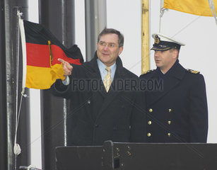 Antrittsbesuch Verteidigungsminister Franz Josef Jung bei U-bootflotille