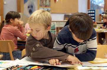 Tuttlingen  Unterrichtsstunde in einer Grundschule