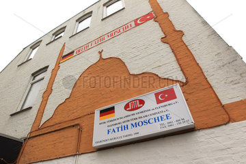 Flensburg  Deutschland  Fassade der Fatih Moschee Flensburg