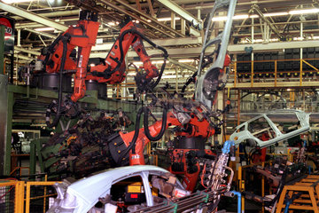 Roboter bei der Ford-Werke AG  Werk Saarlouis