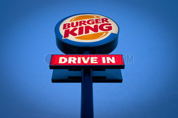 Berlin  Deutschland  Logo der Fastfoodkette Burger King