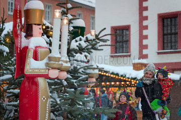 Chemnitz  Deutschland  der Weihnachtsmarkt von Chemnitz in Sachsen