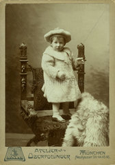 Kinderfoto  reiches Kind  1908