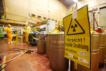 Rheinsberg  Deutschland  Abbauarbeiten im Atomkraftwerk Rheinsberg