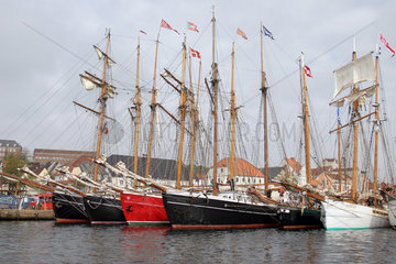 Flensburg  Deutschland  Traditionssegler im Flensburger Hafen