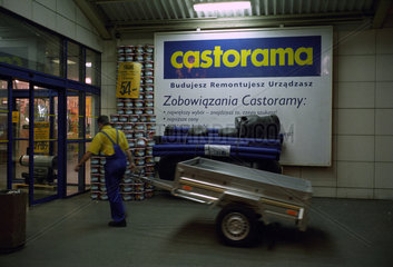 Baumarkt Castorama in Breslau  Polen