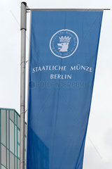 Berlin  Deutschland  Fahne der Staatlichen Muenze Berlin