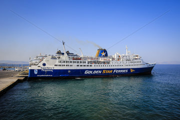 Faehre  Golden Star Ferries  Rafina  Griechenland  Europa