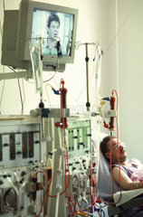 Patient an der Dialyse  Berlin