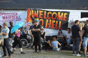 Welcome to Hell Demo gegen den G20 Gipfel