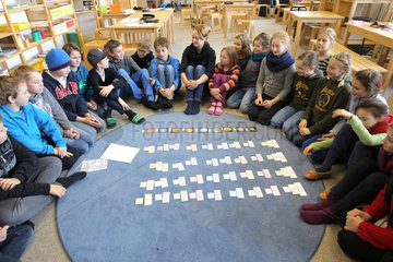 Flensburg  Deutschland  Freiarbeit nach dem Montessori-Prinzip