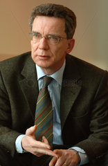 Berlin  Kanzleramtsminister Thomas de Maiziere