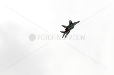 Schoenefeld  Deutschland  Jagdflugzeug MiG-29 der polnischen Luftstreitkraefte