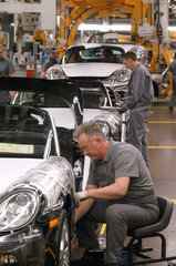 Porsche Produktion in Stuttgart-Zuffenhausen