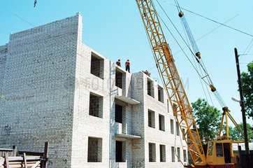 Bau eines Wohnblocks in Selenogradsk (Cranz)  Russland