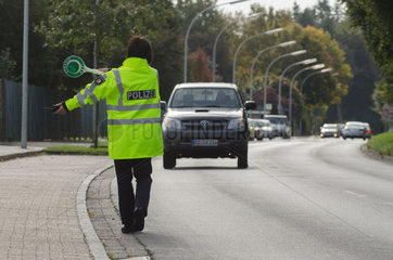 Rendsburg  Deutschland  unangekuendigte Polizeikontrollen in Schleswig-Holstein