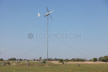 Hattstedtermarsch  Deutschland  Windkraftanlage EasyWind 6