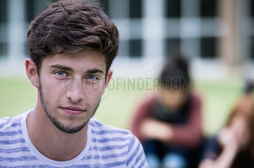 Young man outdoors  portrait