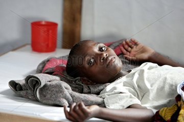 Goma  Demokratische Republik Kongo  an Cholera erkranktes Kind