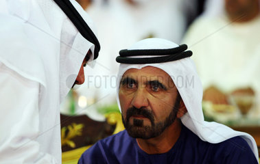 Dubai  Vereinigte Arabische Emirate  Sheikh Mohammed bin Rashid al Maktoum im Portrait
