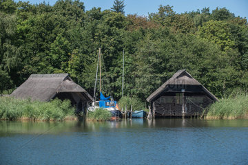 Prerow  Deutschland  Bootshaus in Prerow