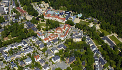 Bad Elster  Deutschland  Luftbild von Bad Elster im Vogtland