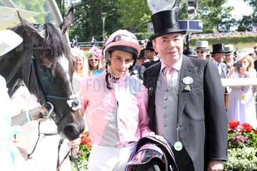Royal Ascot  The Fugue with William Buick and owner Sir Andrew Lloyd-Webber after winning the Prince of Wales's Stakes