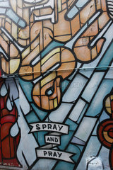 spray and pray. Graffiti in London